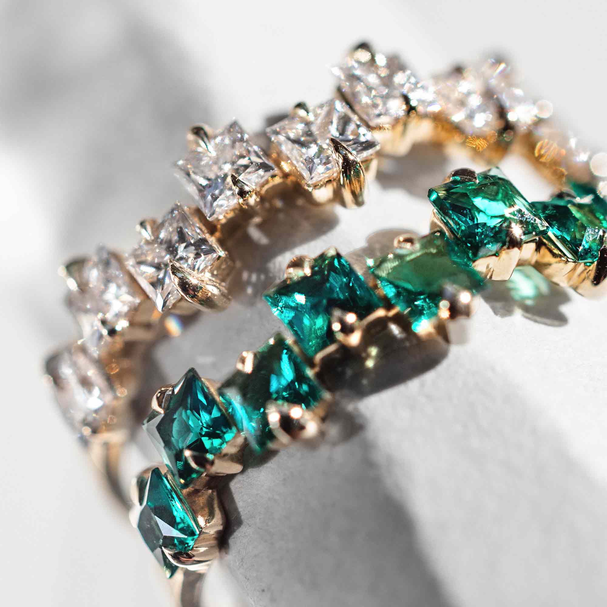 the emerald princess ring | solid gold