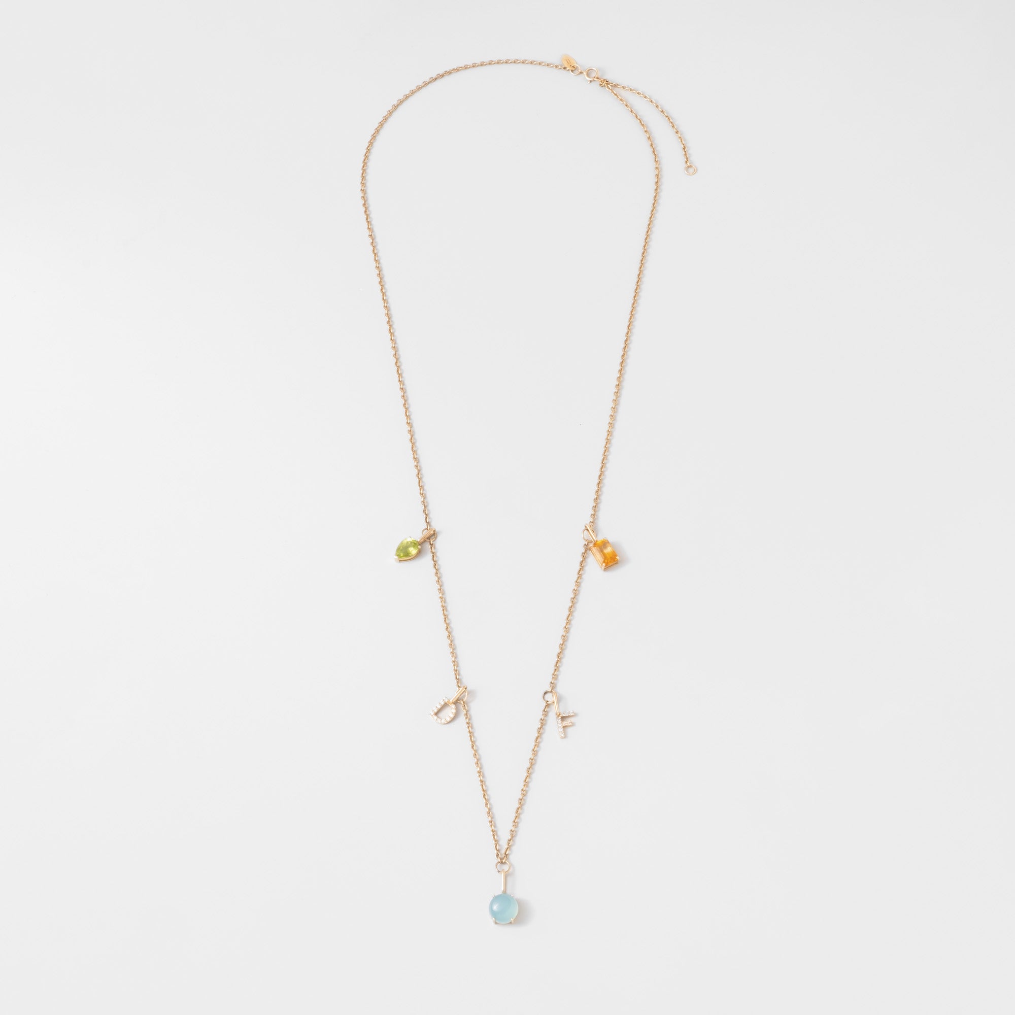 individuelle Talisman Kette Echtgold