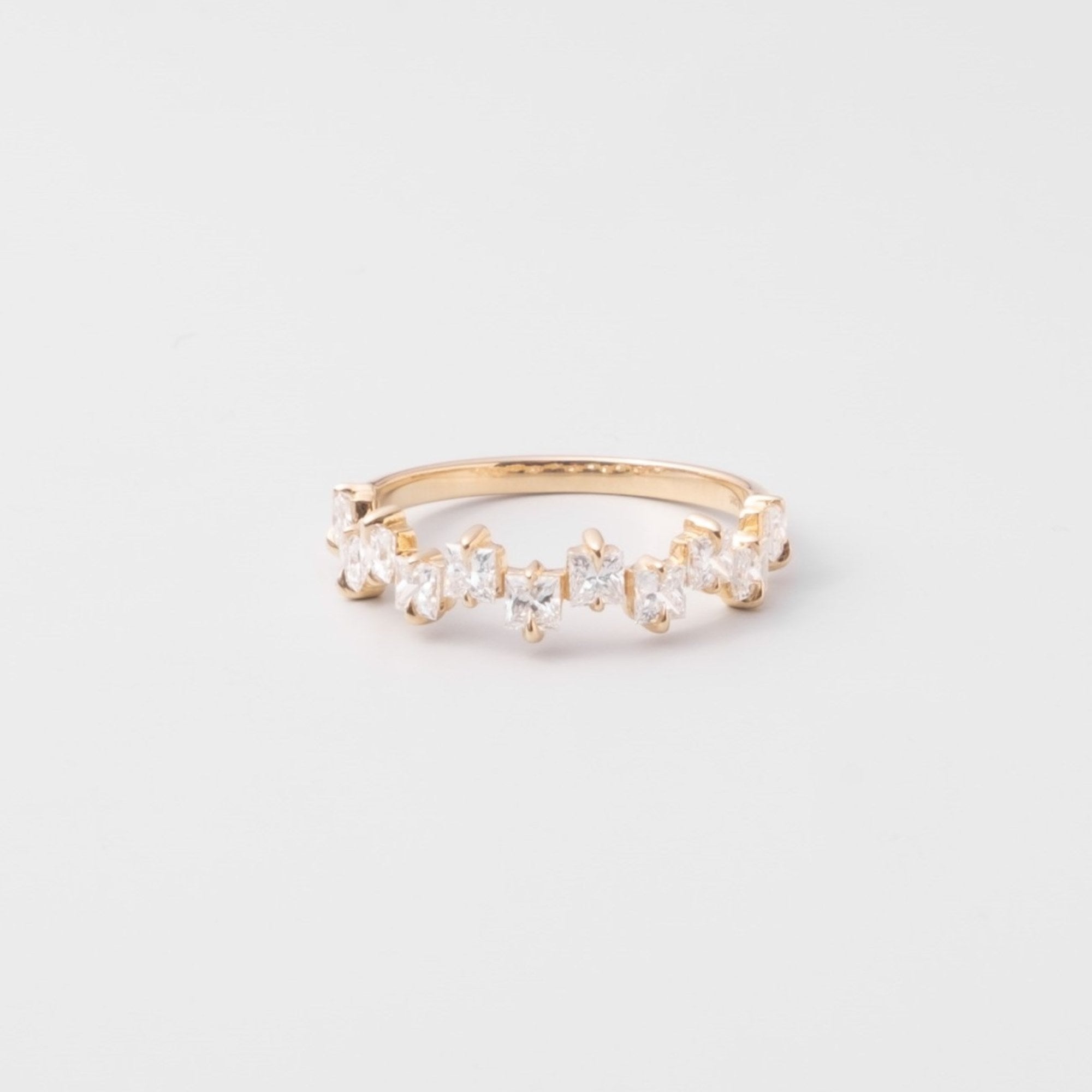 the diamond princess ring | solid gold