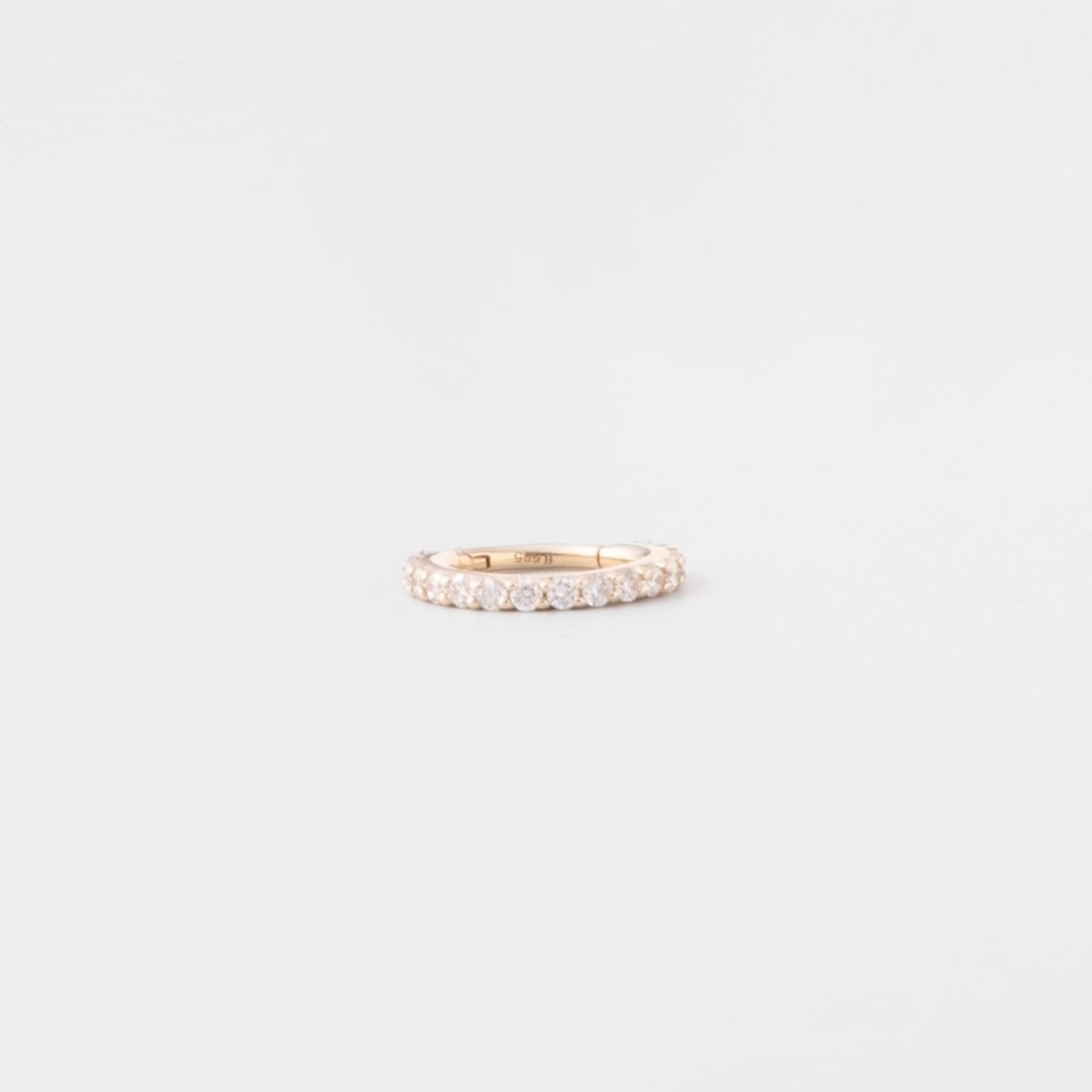 diamond segment ring | solid gold