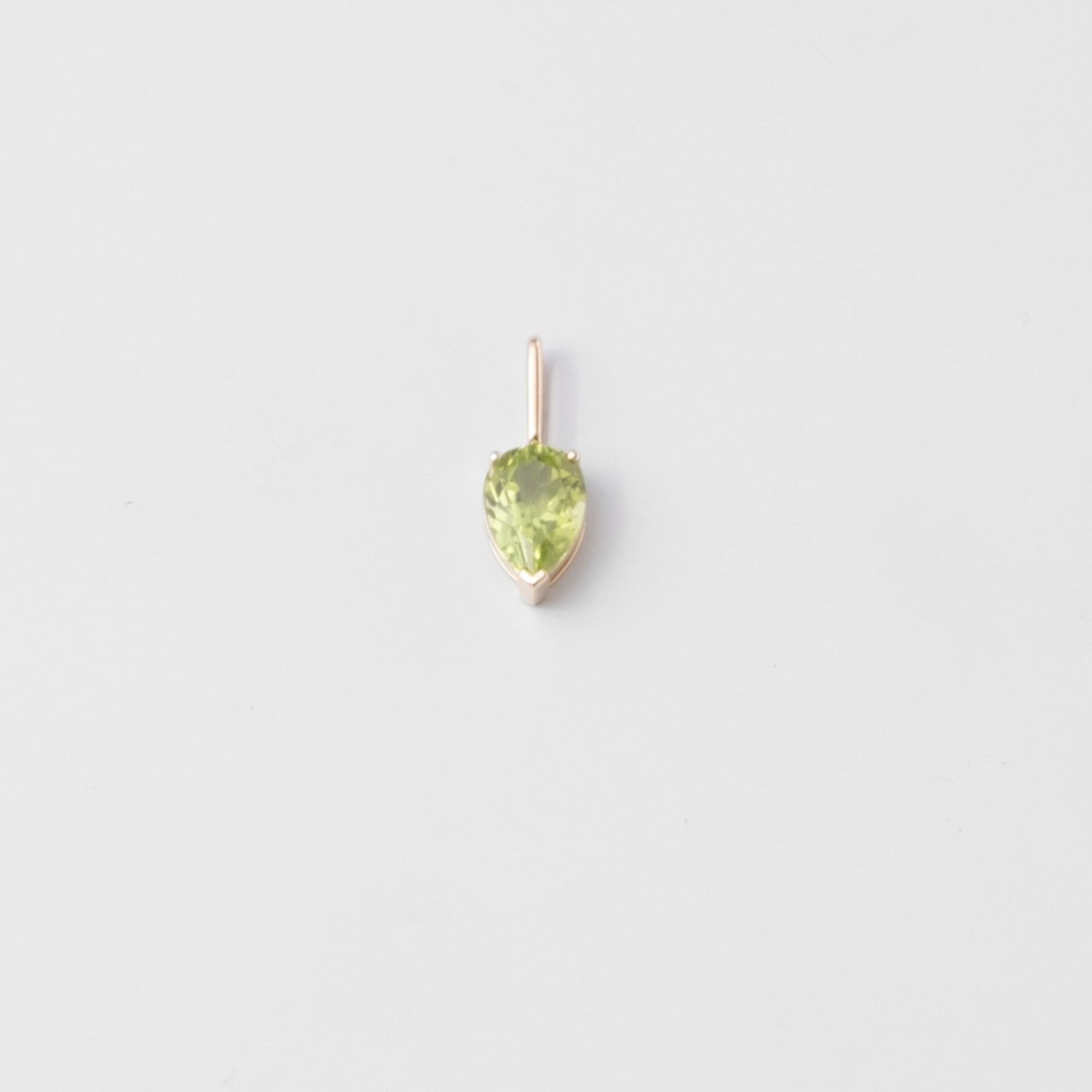 Peridot Anhänger Echtgold Kette 